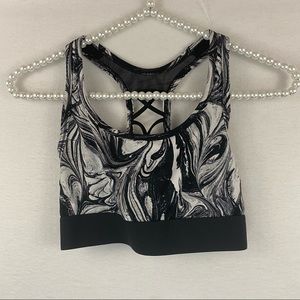 Victoria Secret Marbled Mesh Workout Sports Bra XS